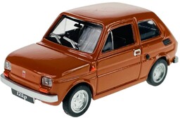 KOLEKCJA PRL FIAT 126P MALUCH BRĄZOWY 1:43