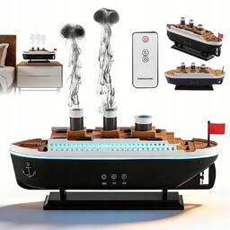 Aromatyzator Statek Parowy Z Nawilżaczem Led Automatyczne