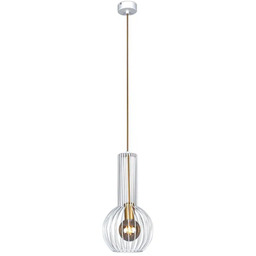 Lumes Biało-złota loftowa lampa wisząca - S134 S7-K03