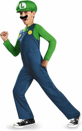 Nintendo Super Mario Brothers Luigi klasyczny kostium
