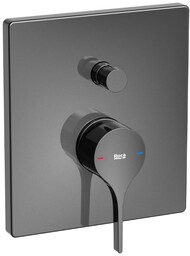 Roca Insignia bateria prysznicowa podtynkowa Titanium Black EVERLUX-PVD