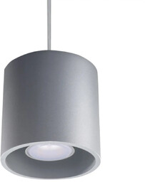 Lampa wisząca ORBIS 1 szary SL.0052 - Sollux