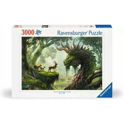 Puzzle 3000 elementów. Przebudzenie Leśnego Smoka Ravensburger