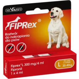 VET-AGRO Fiprex L 20-40kg roztwór dla psów 1szt