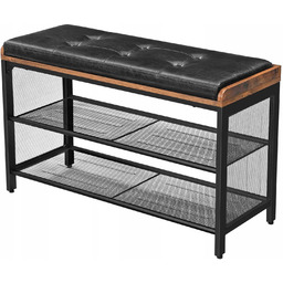 Szafka na Buty z Tapicerowanym Siedziskiem Loft