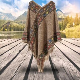 PONCHO Ponczo KOWBOJSKIE TEXAS Szal trendy Narzuta Western