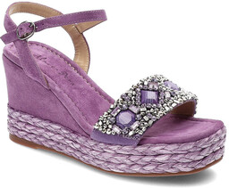Alma En Pena Fioletowe Sandały Stylowe Buty Damskie