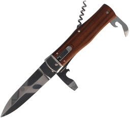 Nóż sprężynowy Mikov Predator Palisander Wood 4ostrz (241-ND-4/KP)