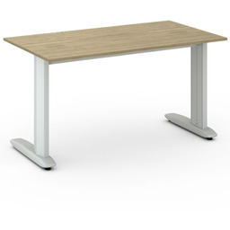 Biurko PRIMO FLEXIBLE, 160x80 cm, dąb naturalny