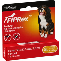 VET-AGRO Fiprex XL 40-55kg roztwór dla psów 1szt