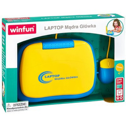 SMILY PLAY Zabawka laptop edukacyjny Mądra główka 8218