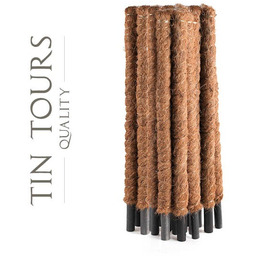 KOMPLET 9 SZT. PODPORA KOKOS+PLASTIK 32mm x 80cm