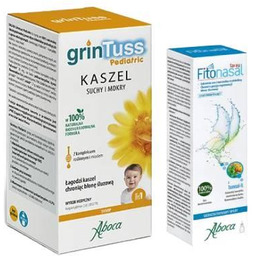 Zestaw GrinTuss Pediatric Syrop, 128 g + Fitonasal