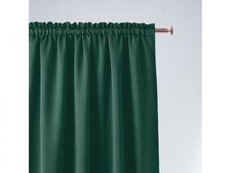 ZASŁONA AURA - BUTELKOWA ZIELEŃ 140x250 Taśma
