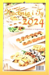 Kalendarz 2024 tygodniowy z magnesem Kuchnia i Ty