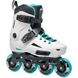 Rolki freeride Rollerblade Lightning 80 W white aqua