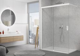 SanSwiss Cadura White Line kabina Walk in 150cm