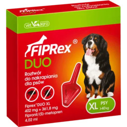 VET-AGRO Fiprex DUO XL >40kg roztwór dla psów