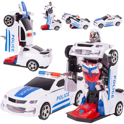 Transformers Auto Samochód Policja Robot