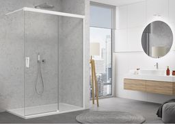SanSwiss Cadura White Line kabina Walk in 150cm