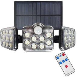 Lumes Potrójna lampa solarna z pilotem - N29-Sparks