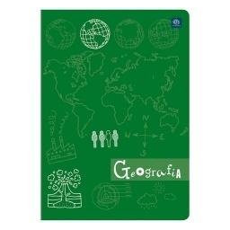 Zeszyt w kratę, A5, Hybrid Geografia, 10 sztuk