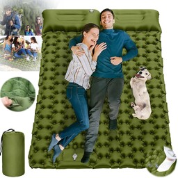 Materac Samopompujący Kempingowy Mata Turystyczny Lekki Poręczny 200x130CM