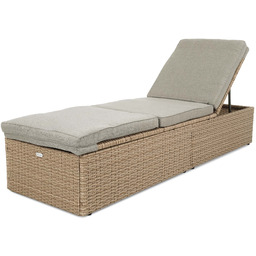 Leżanka ogrodowa Asco - Beżowa