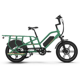 Rower elektryczny Jobobike Transer zielony 1 baterie
