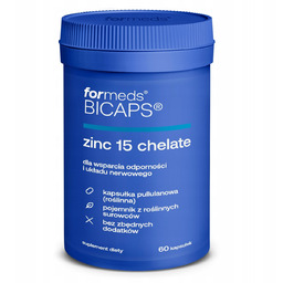 ForMeds BICAPS zinc 15 chelate 60 kapsułek CYNK