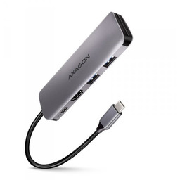 AXAGON HMC-5 Wieloportowy hub USB 5in1, 5Gbps, 2x