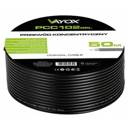 Vayox PCC102GEL-50 50m Czarny Kabel koncentryczny