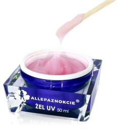 Żel budujący gęsty Jelly Milky Pink Allepaznokcie 50g