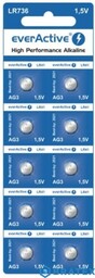 10x bateria alkaliczna mini everActive G3 LR736 LR41