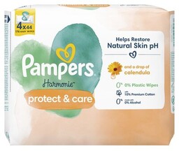 PAMPERS Chusteczki nawilżane Harmonie Protect & Care (176