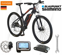 Mocny Rower elektryczny górski 29" Shimano Aluminium 19"