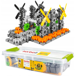 Klocki konstrukcyjne Korbo Edu Technix 420 el. ruchome