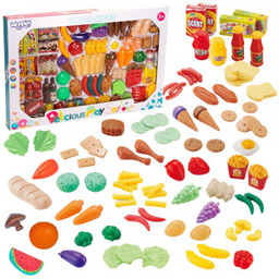 Zestaw do Kuchni Sklepu Warzywa Owoce 120el