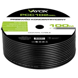 Vayox PCC102GEL-100 100m Czarny Kabel koncentryczny