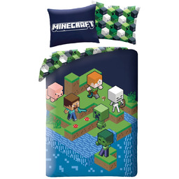 Pościel dziecięca MINECRAFT 140 x 200 Steve Creeper