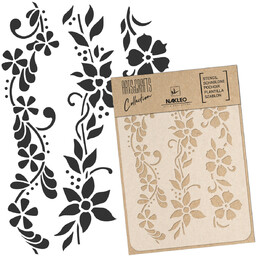 Szablon Malarski Scrapbooking  Craft // Mini Bordiura