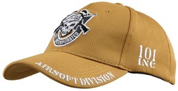 Czapka Baseball Cap 101INC Airsoft Division Fostex Coyote
