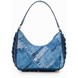 Mała torebka patchwork denim