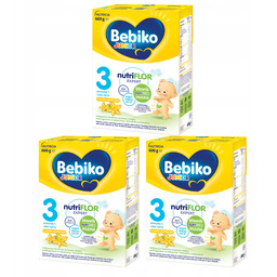 Bebiko 3 o smaku waniliowym Zestaw 3x 600