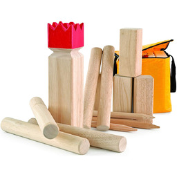 Gra Wikingów Kubb Drewniana Gra Plenerowa Szachy Wikingów
