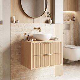 Szafka łazienkowa pod umywalkę Rea Mono 60cm Beige