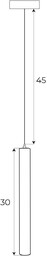 MAXLIGHT M0012N LAMPA WISZĄCA MAGNETYCZNA SYSTEM ON/OFF 5W