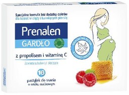 PRENALEN Gardło - 16 pastylek przeznaczony dla kobiet