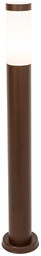QAZQA Latarnia zewnętrzna rdzawo-brązowa z opalem 80 cm