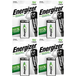 4X Akumulatorek Energizer 6F22 9V Ni-mh 175MAH 8,4V